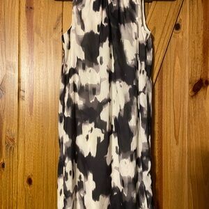 H&M Monochrome Sleeveless Maxi Dress